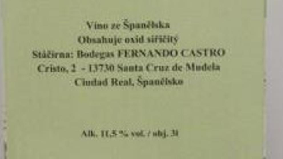 CHARDONNAY, Viňa Mercedes, Bílé suché víno, Alk. 11,5% obj., Víno ze Španělska (3)