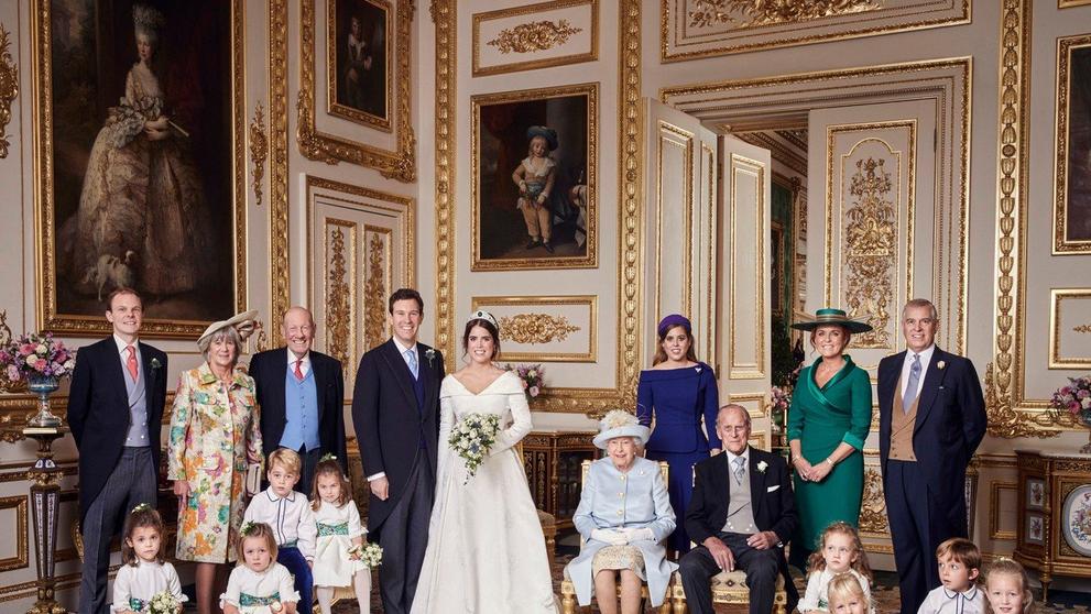 Oficiální fotografie ze svatby princezny Evženie