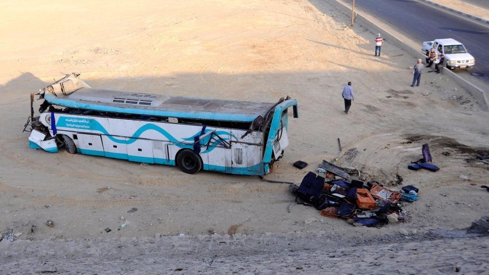 Nehoda turistického autobusu v Egyptě - 2