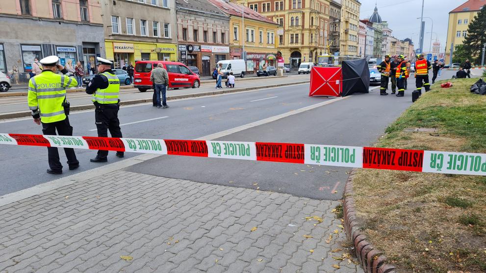 Smrtelná nehoda v Plzni (1)
