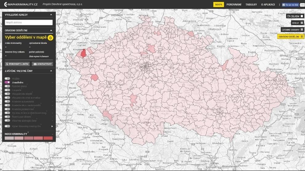Mapa kriminality - 4