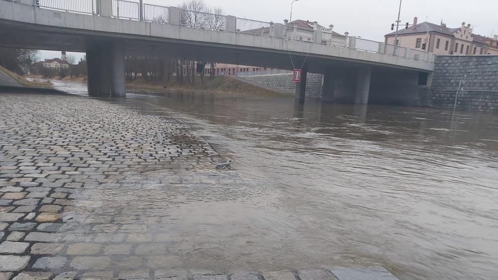 Řeka Morava v Olomouci (2)