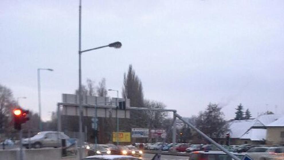 Nehoda policejní dodávky v Pelhřimově - 3