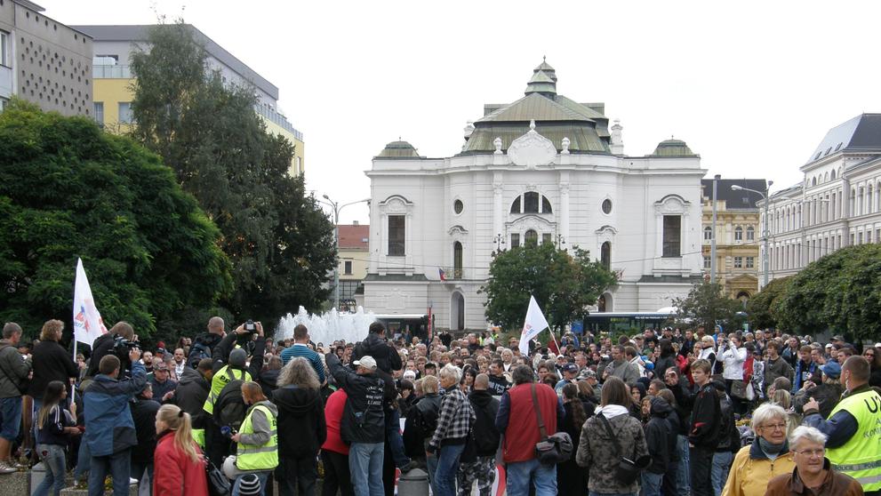 Demonstrace proti romské kriminalitě - 1