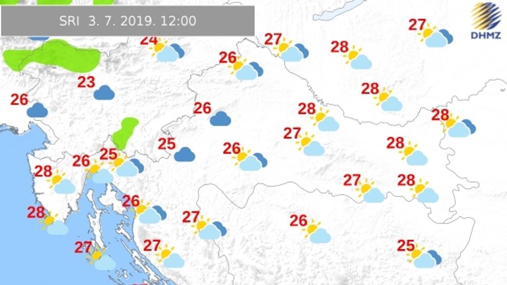 Počasí v Chorvatsku - 14