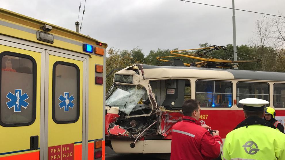 Tramvajová nehoda v ulici Gen. Šišky