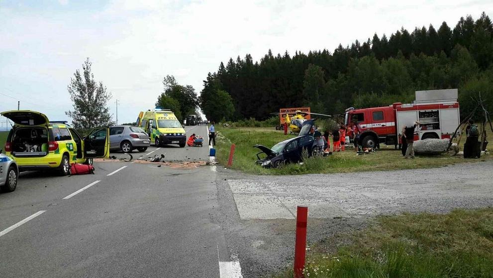 Nehoda u obce Čertovina - 2