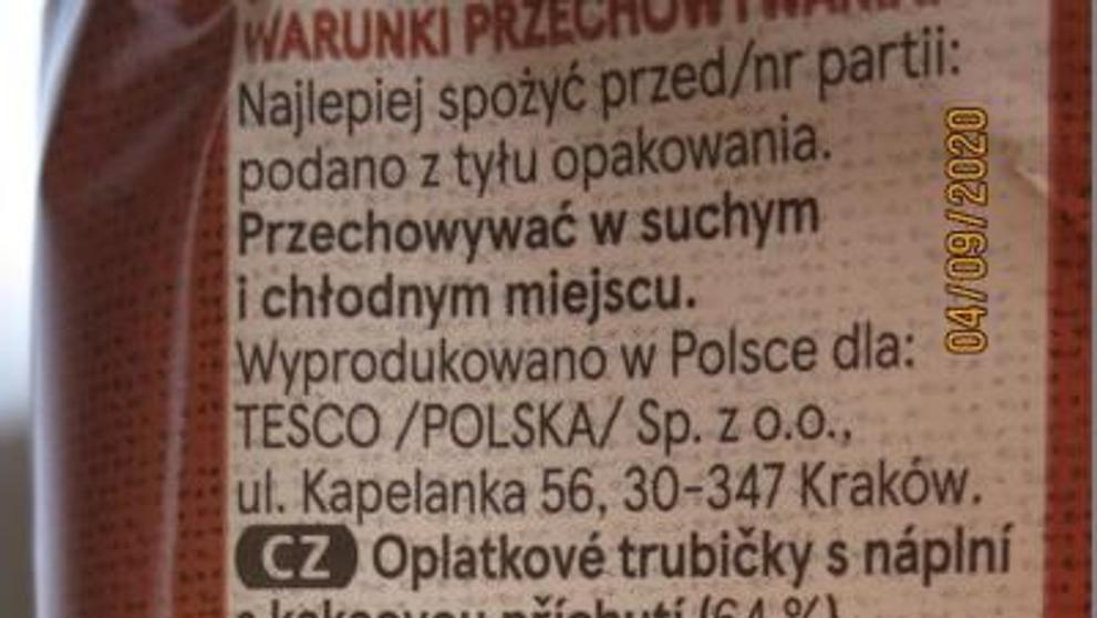 Oplatkové trubičky
