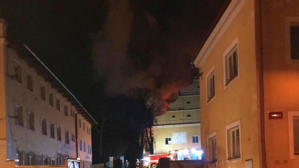Požár zámku v Plané - 1