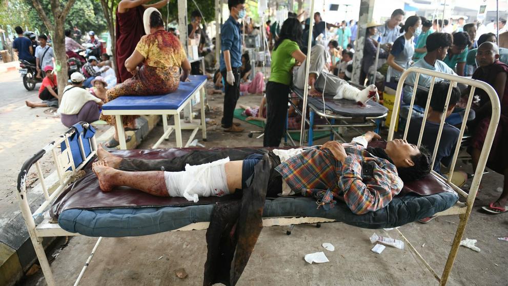 Zemětřesení, 28. 3. 2025 Myanmar, Naypyidaw (3)