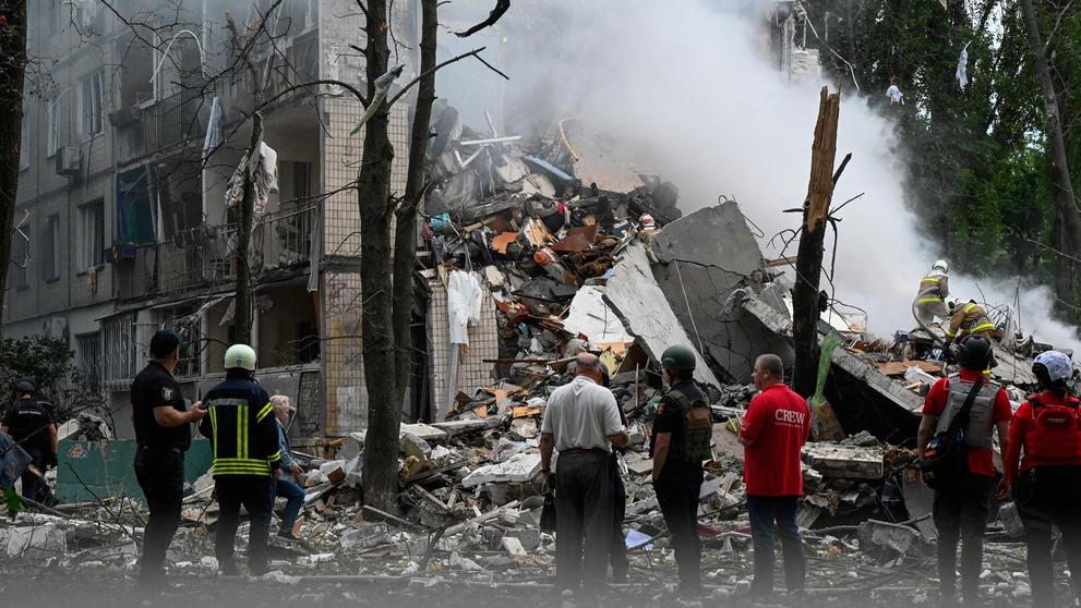 Ruský útok na Kyjev