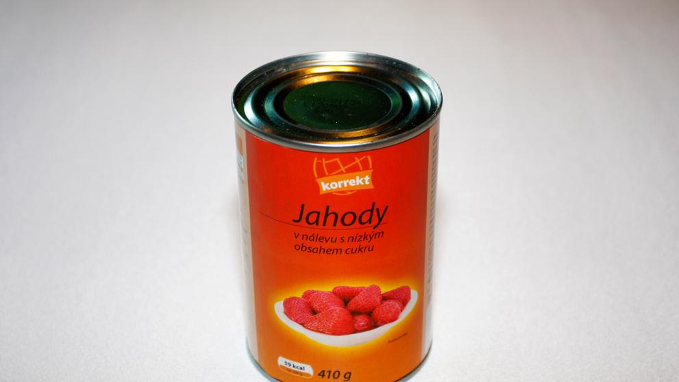 Test - jahodové kompoty - Korrekt