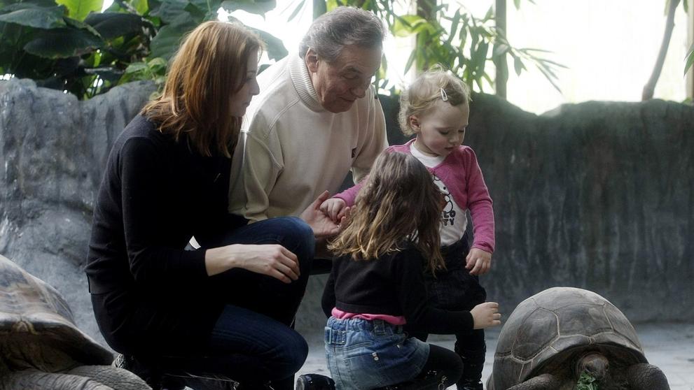 Karel Gott s rodinou v roce 2010