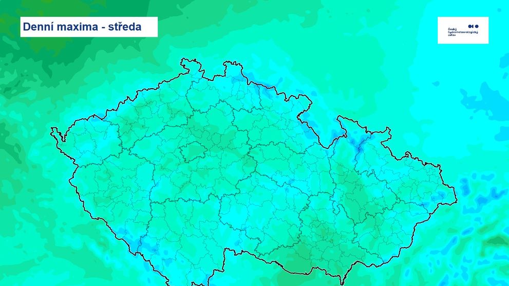 Denní maxima 13. 11. 2024