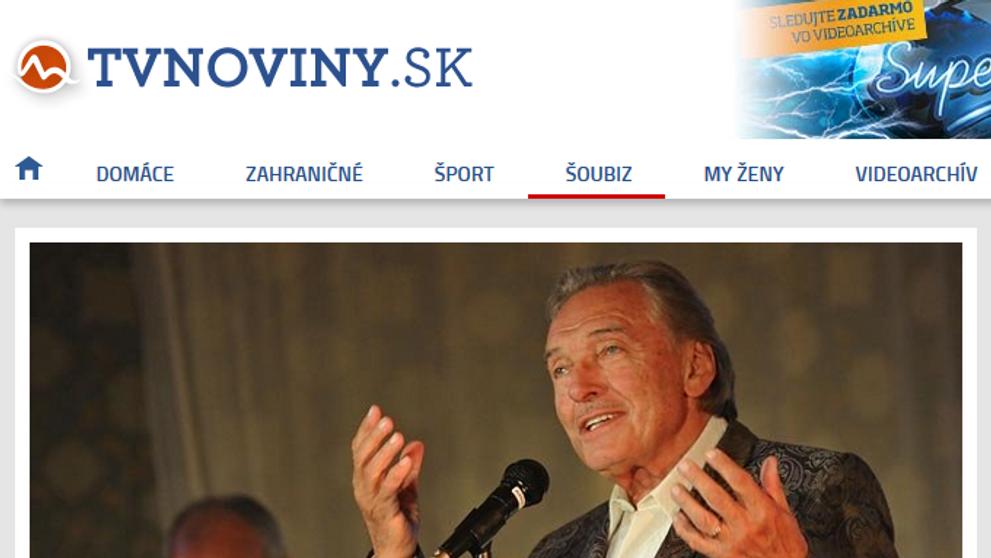 Karel Gott na tvnoviny.sk