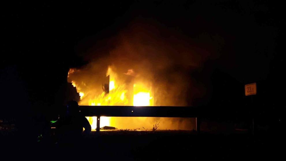 Nehoda na dálnici D46 u Prostějova - 2