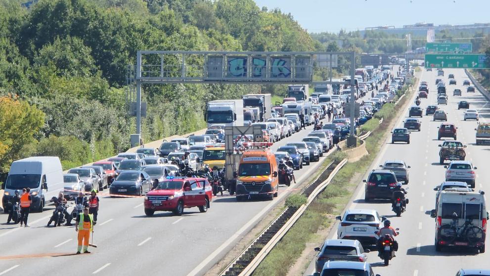 Hromadná nehoda na D1 (21. 9. 2025)