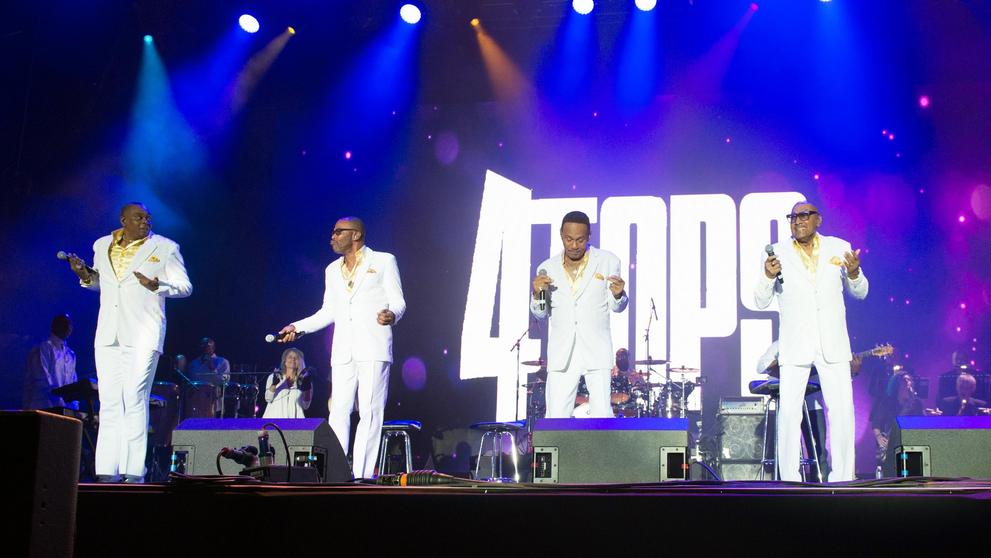 Abdul Duke Fakir (vpravo), 17. 8. 2019 The Four Tops