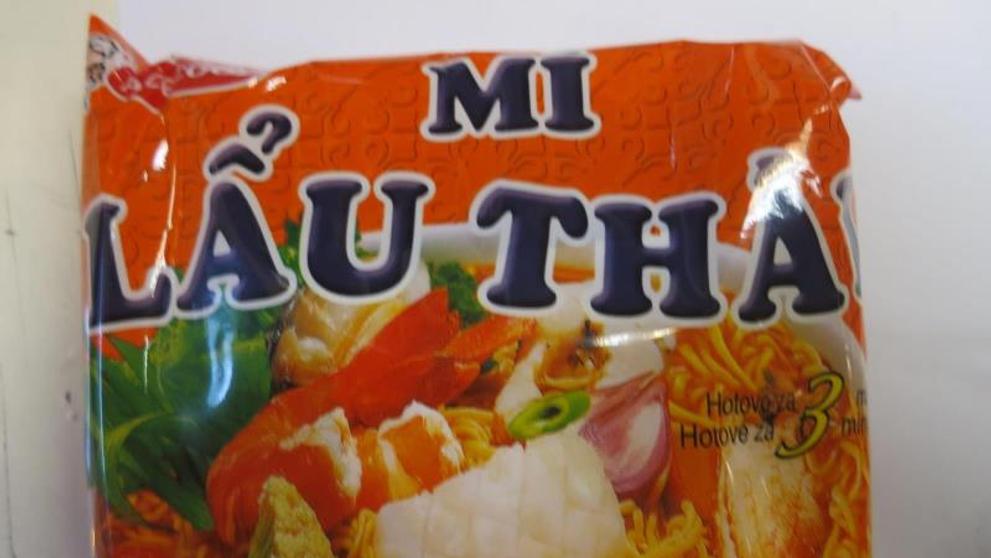 Závadná instantní polévka