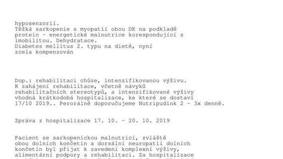 Zpráva ÚVN o zdraví prezidenta Zemana - 3