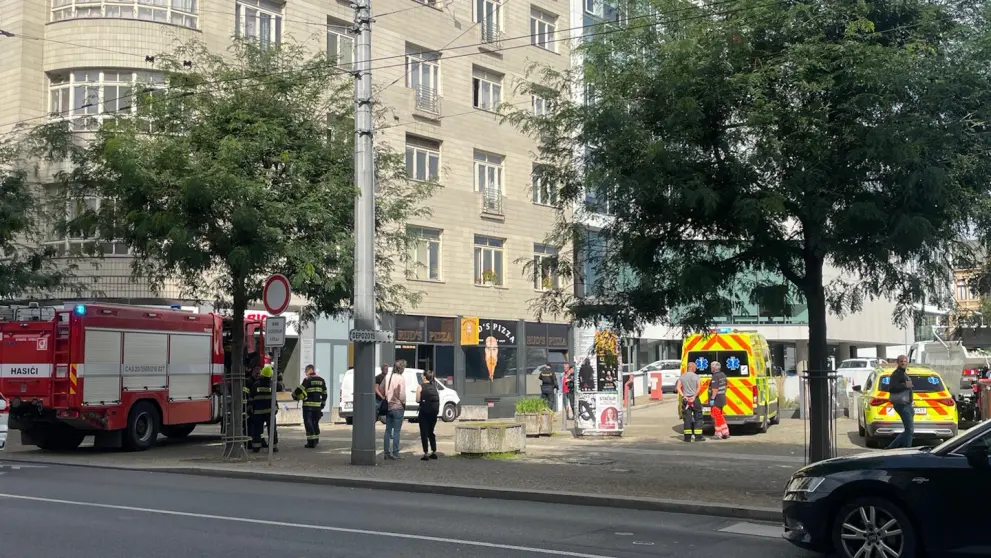 Výbuch plynu v centru Plzně