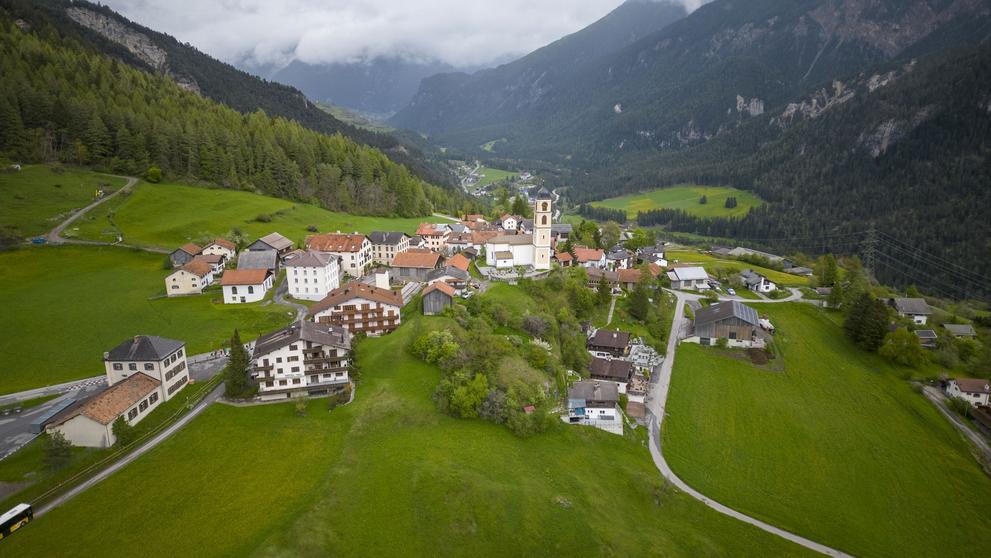 Švýcarská vesnice Brienz