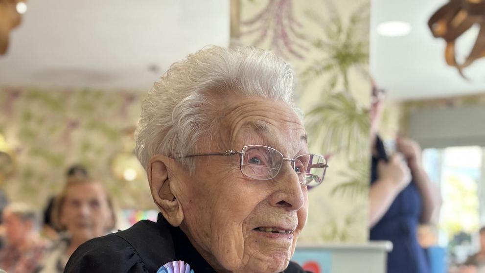 Marjorie Hodnett Aylwardová oslavila 112. narozeniny