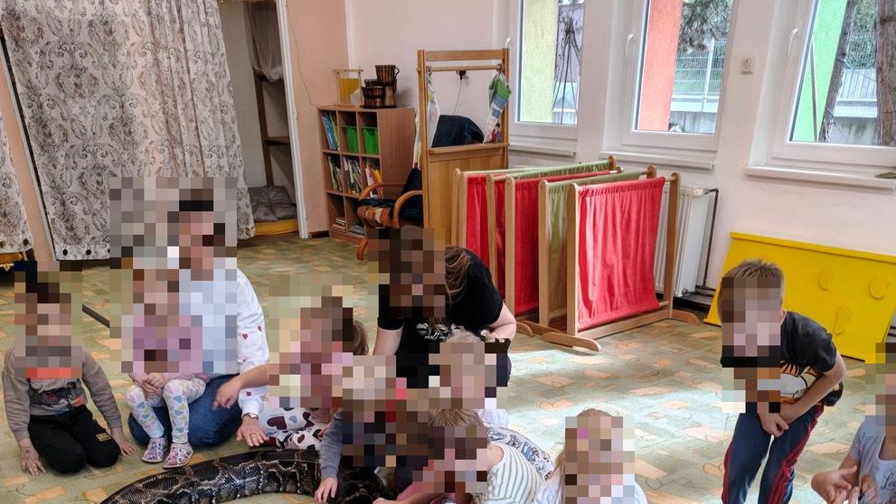 Program s hady v Mateřské škole Cetkovice