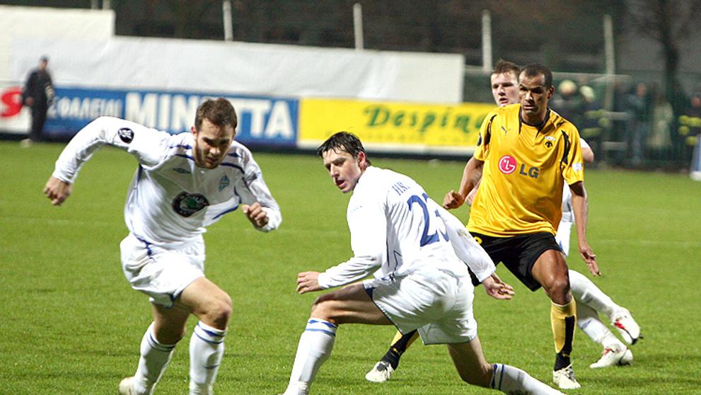 Fotbalisté Mladé Boleslavi si prohrou s AEK Atény zkomplikovali cestu za postupem.