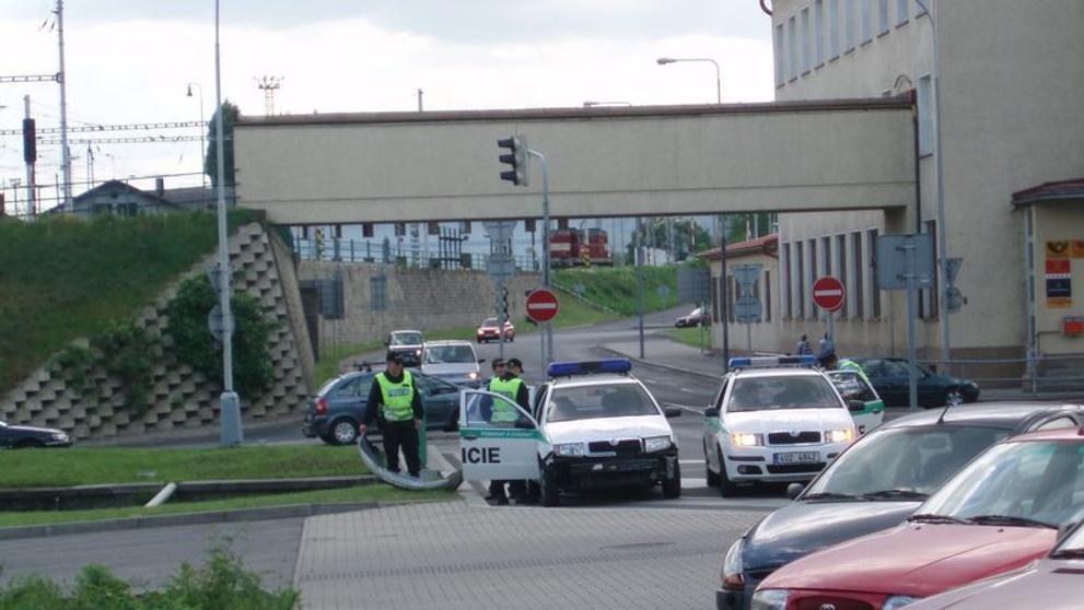 Policie bourala