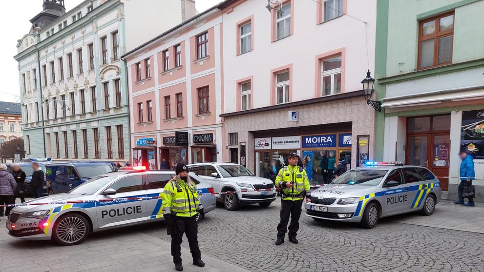 Výbuch v centru Kroměříže