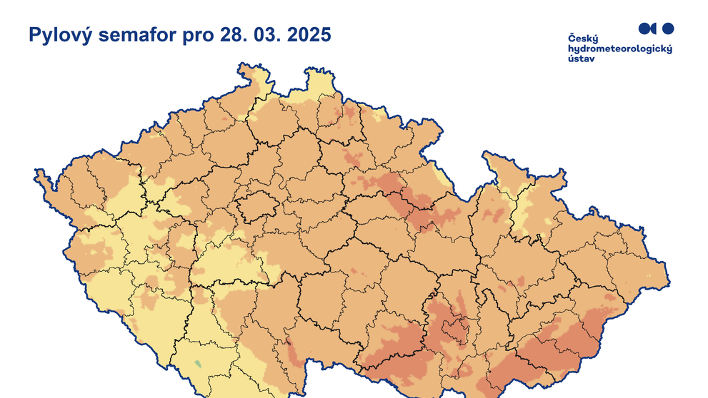 Pylový semafor pro 28. 3. 2025