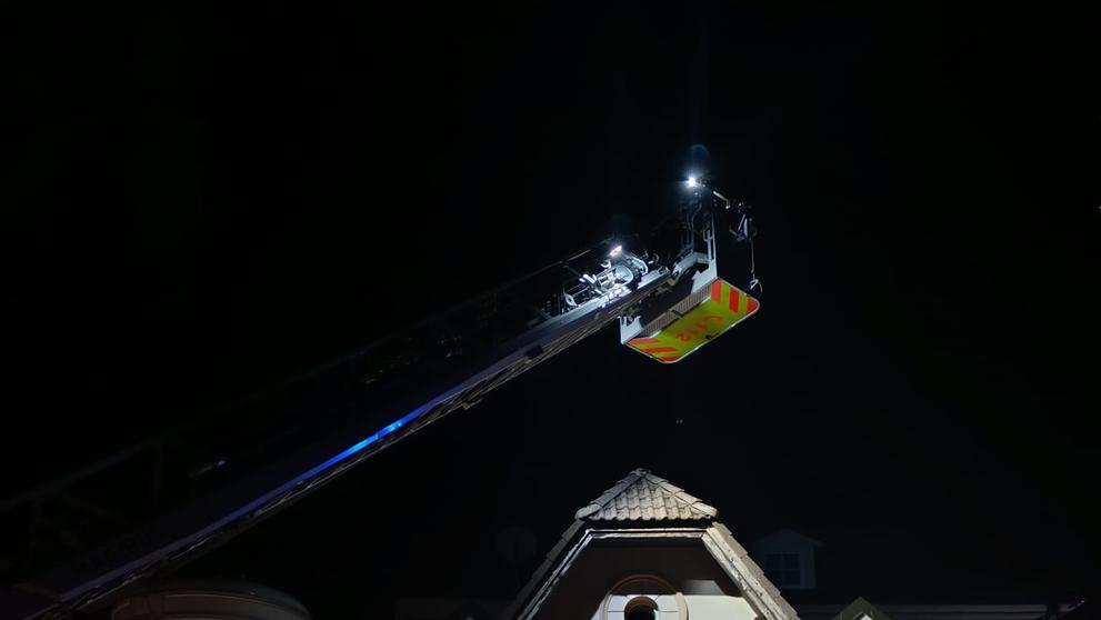 Část stropu hotelu v obci Čeladná se zřítila (1)