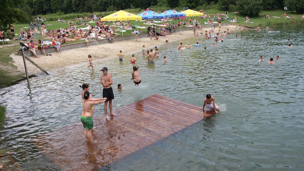 Koupání v Česku - Stříbrné jezero, Opava