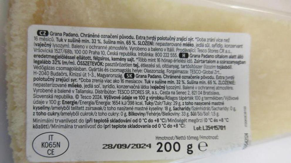 Zdraví nebezpečný sýr Grana Padano (3)