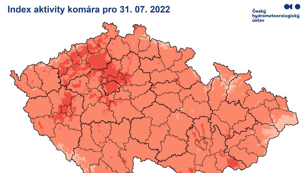 Aktivita komárů