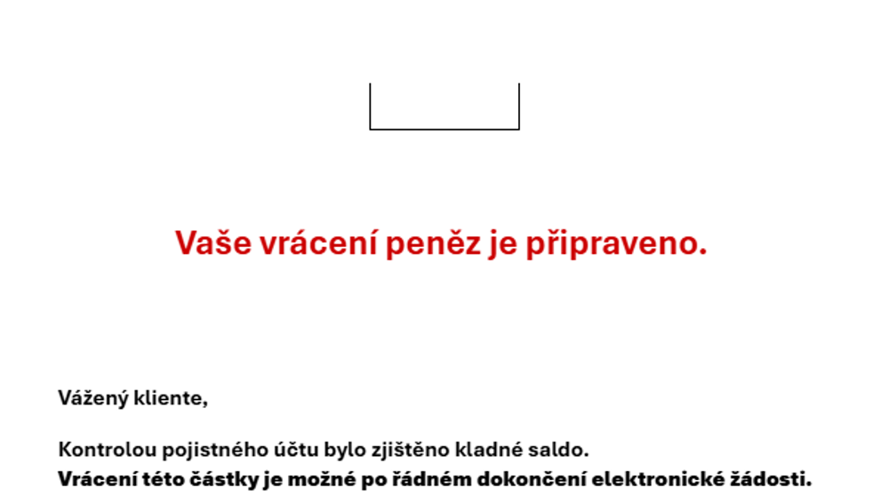 Podvodné e-maily VZP