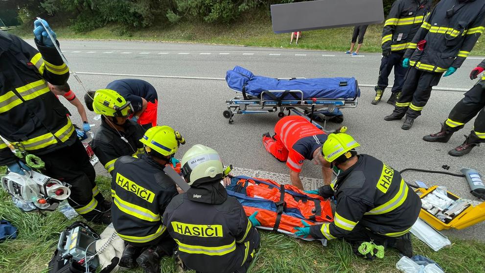 Dopravní nehoda u Jarošova nad Nežárkou (3)