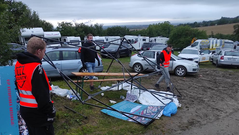 Bouřky poničily i autocrossový areál na Přerovsku