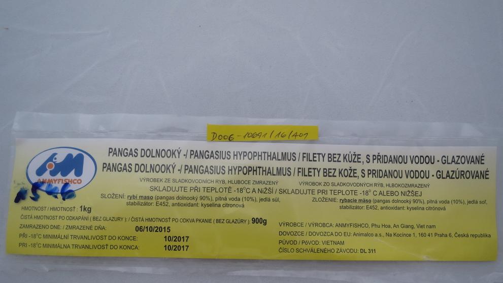 Pangas s přidanou vodou - 2