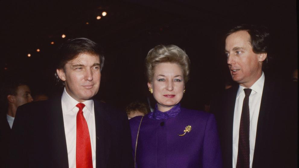 Donald Trump a jeho sestra Maryanne Trump Barryová