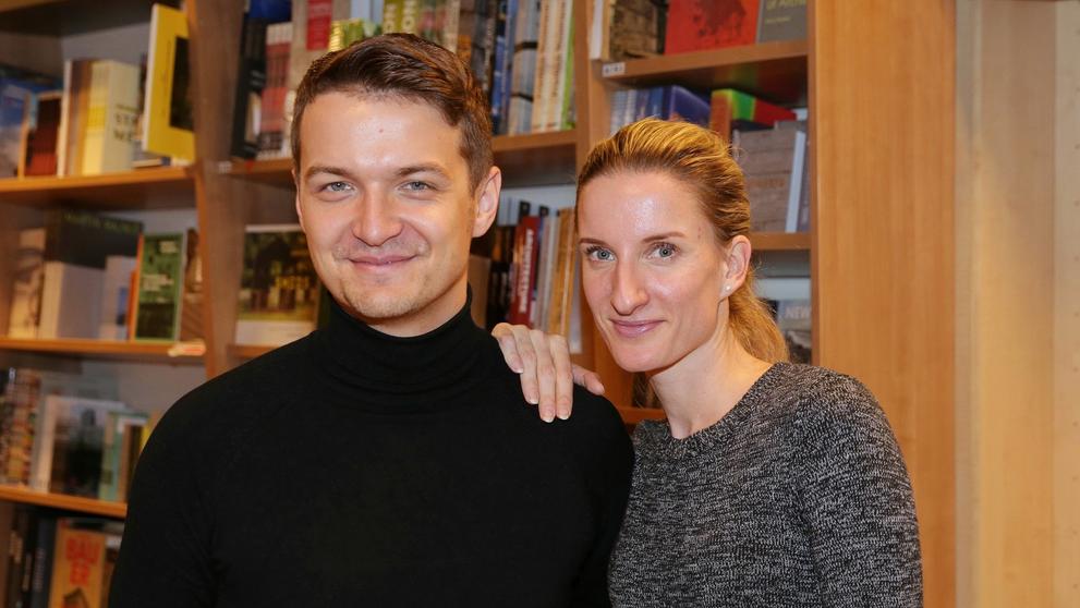 Adela Banášová Vinczeová s manželem Viktorem Vinczem