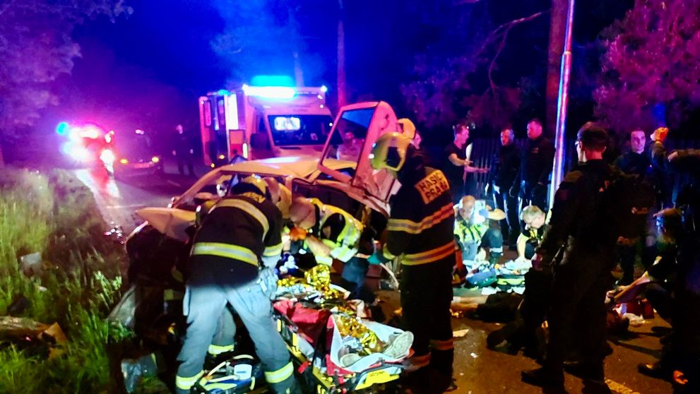 Dopravní nehoda v pražské Dubči 1. 5. 2025