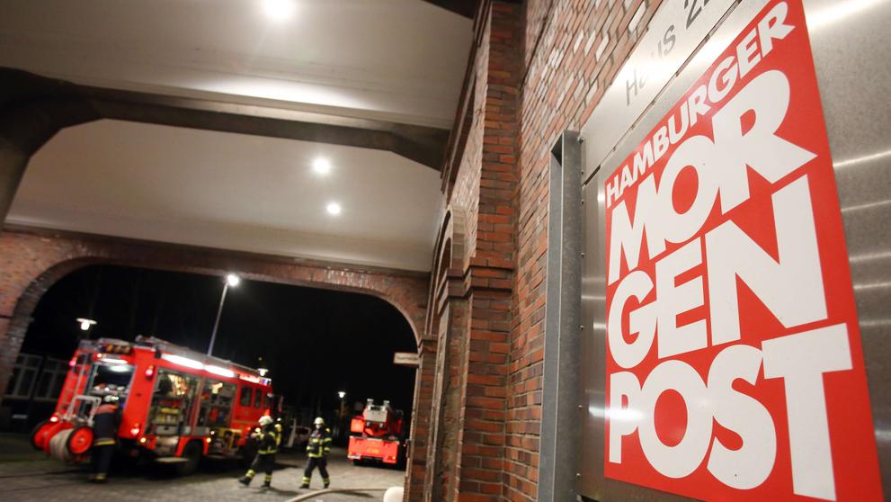 Žhářský útok na německý Hamburger Morgenpost - 1