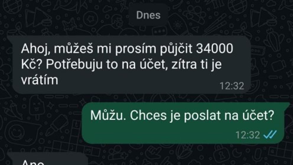 Nový typ podvodů prostřednictvím aplikace WhatsApp (1)