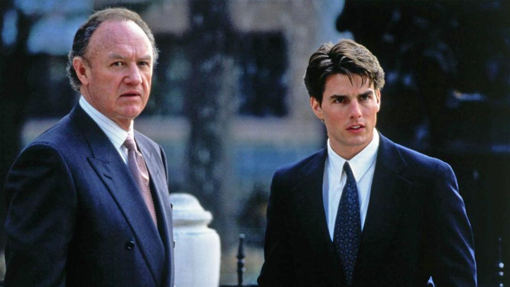 Gene Hackman a Tom Cruise ve filmu Firma, 1993