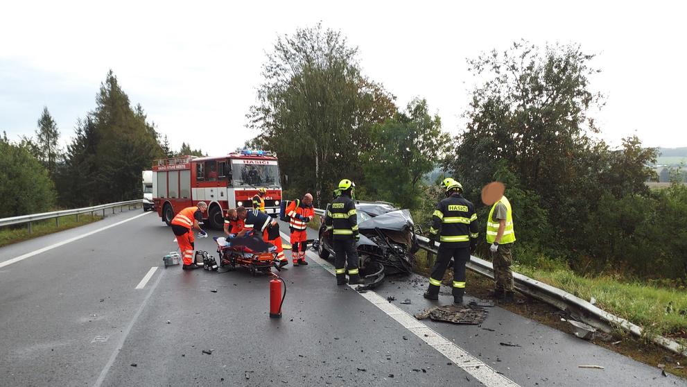 Dopravní nehoda v Pardubickém kraji (2)
