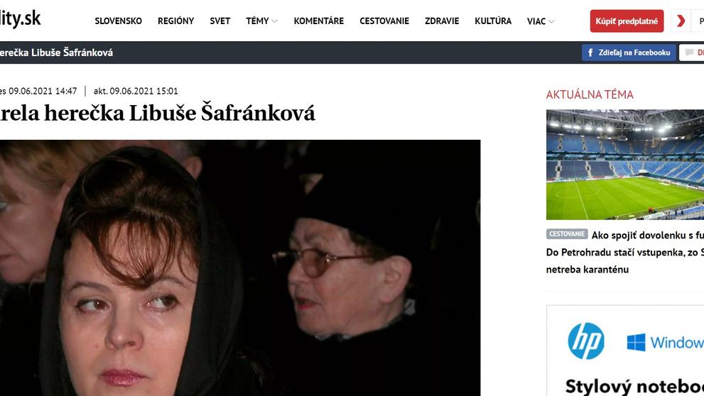 Zahraniční média o smrti Šafránkové - 2