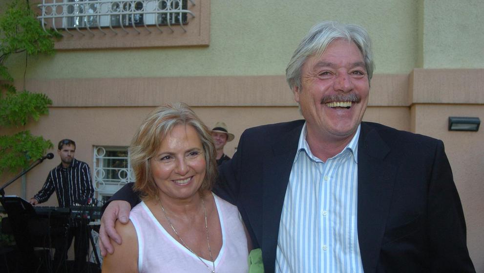 Juraj Kukura s manželkou, 8. 9. 2006