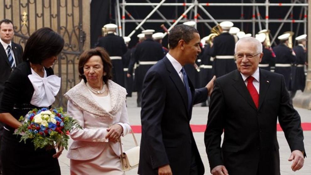 Obama na Hradě